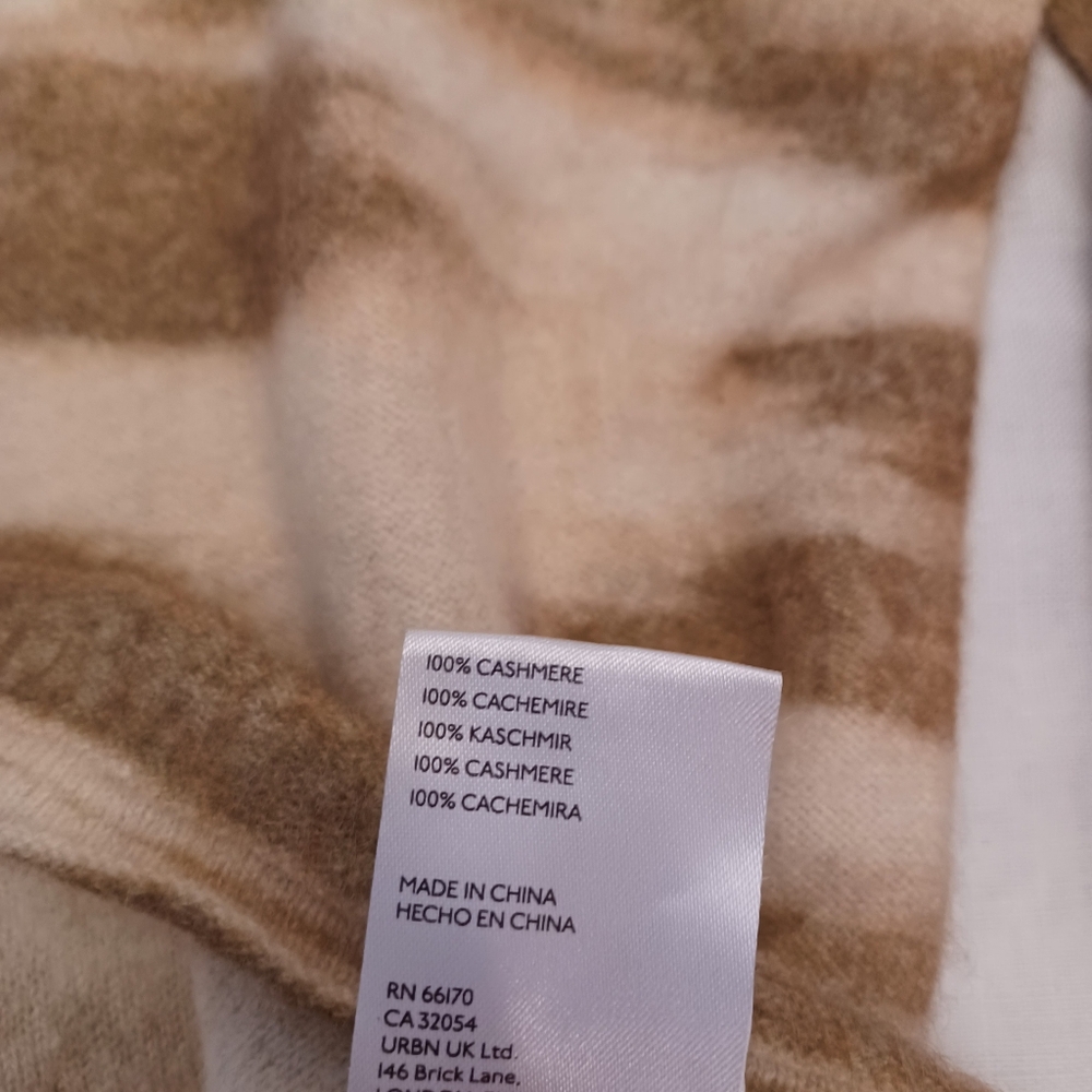 Pilcro by Anthropologie 100% Cashmere Striped Cardigan Sweater - Picture 6 of 6